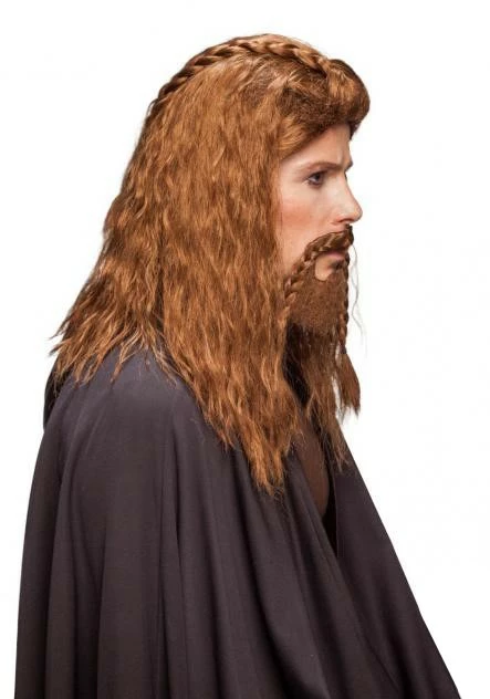 Overig Herenpruik Lang Bruin Met Baard 3 Overig Herenpruik Lang Bruin Met Baard - Afbeelding 3