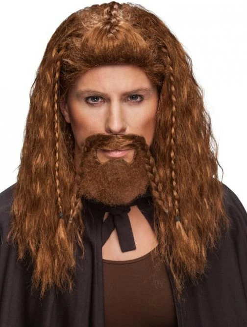 Overig Herenpruik Lang Bruin Met Baard 1 Overig Herenpruik Lang Bruin Met Baard