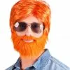 Overig Herenpruik Oranje Met Baard