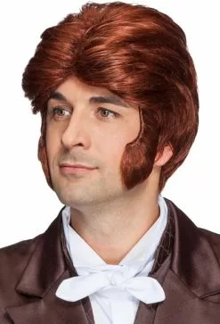 Overig Herenpruik Rolf Met Bakkebaarden Rood/Bruin