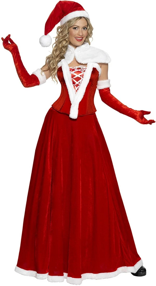 Overig Kerstvrouw Kostuum Luxe Voor Dames 1 Overig Kerstvrouw Kostuum Luxe Voor Dames