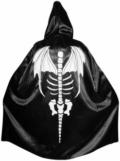 Overig Kindercape Skelet Fluoriserend (83cm)