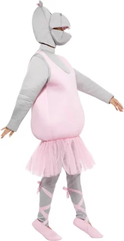 Overig Kostuum Ballerina Nijlpaard 11 Overig Kostuum Ballerina Nijlpaard -Carnavalskleding Dames Winkel kostuum ballerina nijlpaard zijkant 2