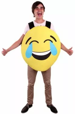 Overig Kostuum Emoticon Smiley Lachend Met Tranen