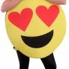 Overig Kostuum Emoticon Smiley Met Hartjes Ogen