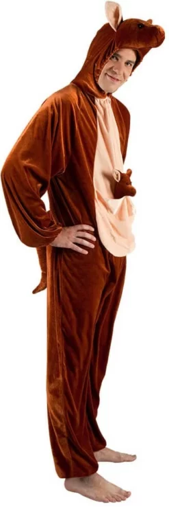 Overig Kostuum Kangoeroe Pluche 7 Overig Kostuum Kangoeroe Pluche -Carnavalskleding Dames Winkel kostuum kangoeroe pluche man