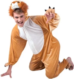 Overig Kostuum Leeuw Pluche -Carnavalskleding Dames Winkel kostuum leeuw pluche man