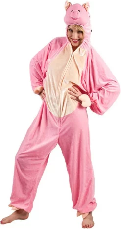 Overig Kostuum Varken Pluche -Carnavalskleding Dames Winkel kostuum varken pluche vrouw