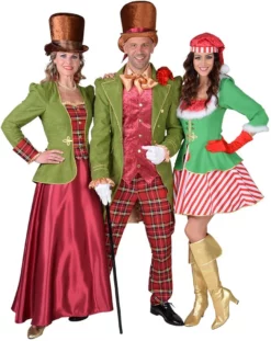 Overig Kostuum Victoriaanse Dame Groen Luxe -Carnavalskleding Dames Winkel kostuum victoriaanse dame groen luxe 3