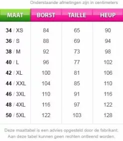 Overig Show Rok Luxe Goud Met Petticoat -Carnavalskleding Dames Winkel maattabel 110