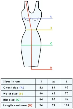 LEG AVENUE Dameskostuum Pretty Kitty Luipaard -Carnavalskleding Dames Winkel maattabel 15