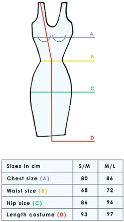 LEG AVENUE Halloween Outfit Grim Reaper Dame 5 LEG AVENUE Halloween Outfit Grim Reaper Dame -Carnavalskleding Dames Winkel maattabel 30