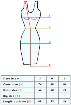 LEG AVENUE Dameskostuum Pirate Beauty 7 LEG AVENUE Dameskostuum Pirate Beauty -Carnavalskleding Dames Winkel maattabel 5