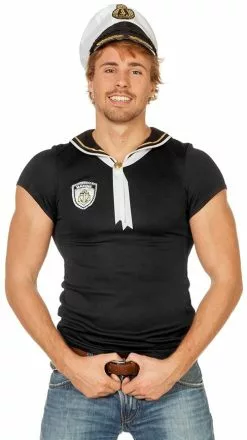 Overig Matrozenshirt Zwart Voor Heren