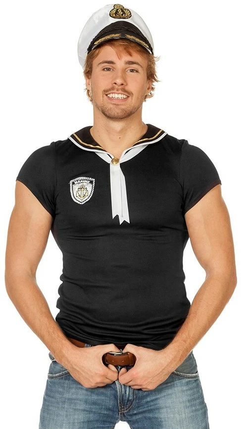 Overig Matrozenshirt Zwart Voor Heren 1 Overig Matrozenshirt Zwart Voor Heren