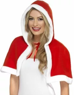 Overig Mini Kerst Cape Voor Dames