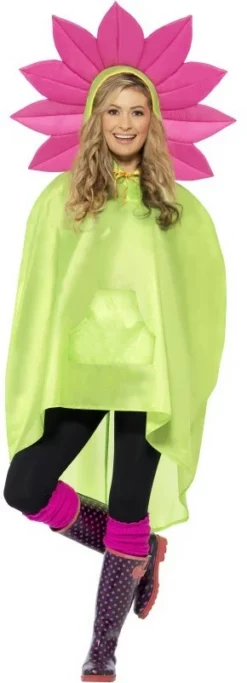 Overig Party Poncho Bloem