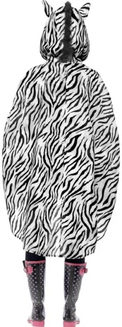 Overig Party Poncho Zebra 7 Overig Party Poncho Zebra -Carnavalskleding Dames Winkel party poncho zebra achterkant