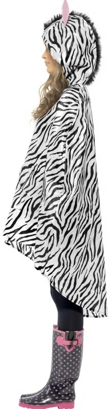 Overig Party Poncho Zebra 4 Overig Party Poncho Zebra - Afbeelding 4