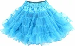 Overig Petticoat 2-Laags Turquoise