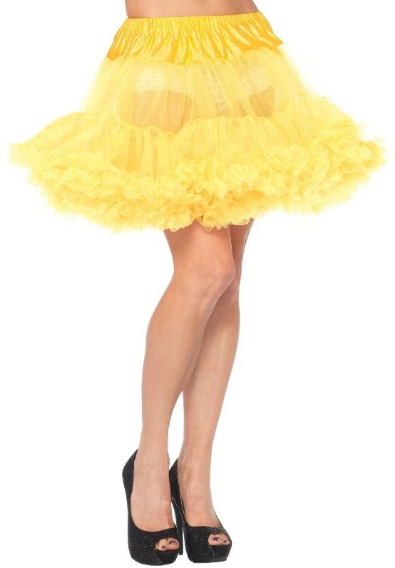 Overig Petticoat Geel Luxe (2 Laags) 1 Overig Petticoat Geel Luxe (2 Laags)