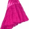 Overig Petticoat Met Kant Luxe Pink