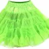 Overig Petticoat Neon Groen Luxe (2 Laags)