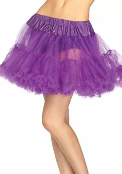 LEG AVENUE Petticoat Paars Luxe (2 Laags)