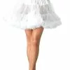 LEG AVENUE Petticoat Wit Luxe Plus Size (2 Laags)