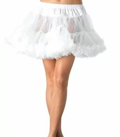 LEG AVENUE Petticoat Wit Luxe Plus Size (2 Laags)