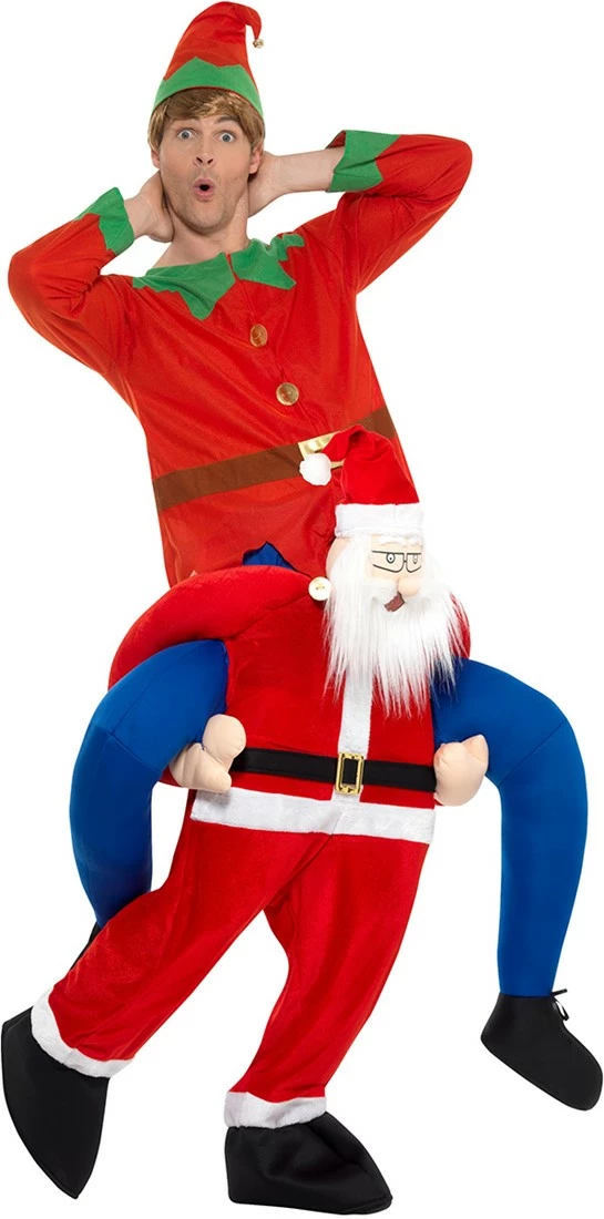 Overig Piggyback Kostuum Santa Claus 2 Overig Piggyback Kostuum Santa Claus - Afbeelding 2