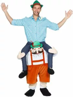 Overig Piggyback Kostuum Tiroler Man