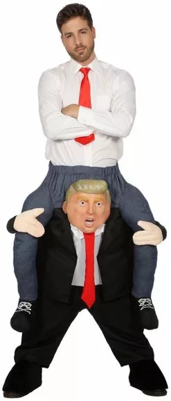 Overig Piggyback Kostuum Trump