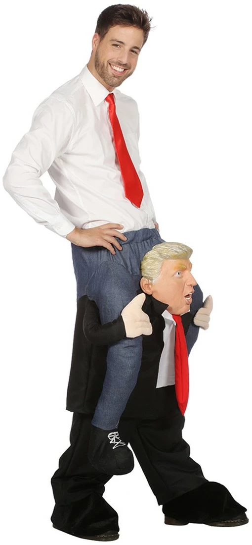 Overig Piggyback Kostuum Trump 2 Overig Piggyback Kostuum Trump - Afbeelding 2