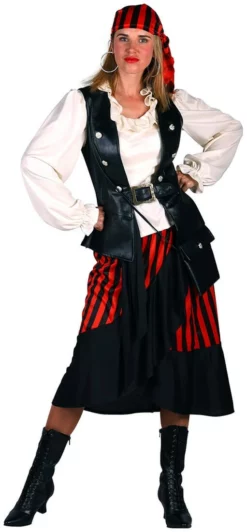 Overig Piraten Kostuum Dames Luxe 6dlg 6 Overig Piraten Kostuum Dames Luxe 6dlg -Carnavalskleding Dames Winkel piraten kostuum dames luxe 6dlg 3