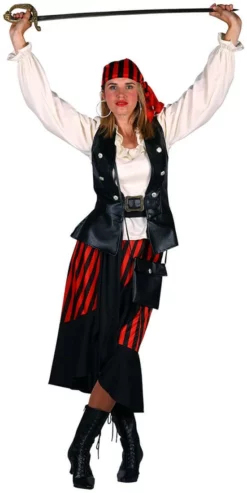 Overig Piraten Kostuum Dames Luxe 6dlg 7 Overig Piraten Kostuum Dames Luxe 6dlg -Carnavalskleding Dames Winkel piraten kostuum dames luxe 6dlg 4