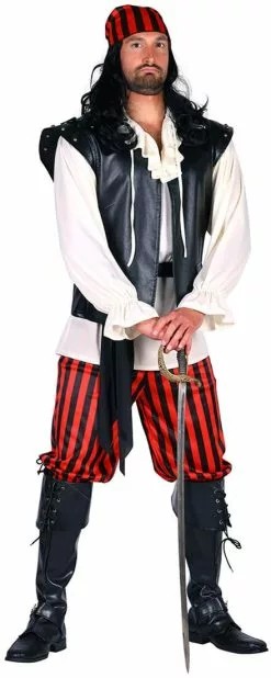 Overig Piraten Kostuum Edward Luxe 5dlg -Carnavalskleding Dames Winkel piraten kostuum edward luxe 5dlg 3