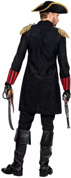 Overig Piratenjas Stripe Luxe Voor Heren 6 Overig Piratenjas Stripe Luxe Voor Heren -Carnavalskleding Dames Winkel piratenjas stripe luxe voor heren achterkant