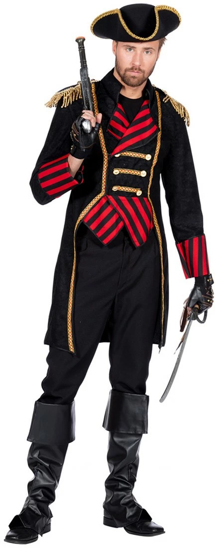 Overig Piratenjas Stripe Luxe Voor Heren 1 Overig Piratenjas Stripe Luxe Voor Heren