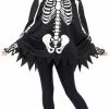 Overig Poncho Skelet Met Capuchon En Handschoenen