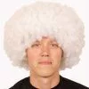 Overig Pruik Afro Groot Wit