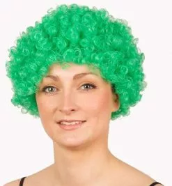 Overig Pruik Afro Klein Groen