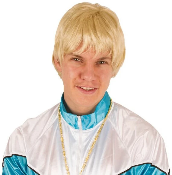 Overig Pruik Heer Stijl Blond 2 Overig Pruik Heer Stijl Blond - Afbeelding 2