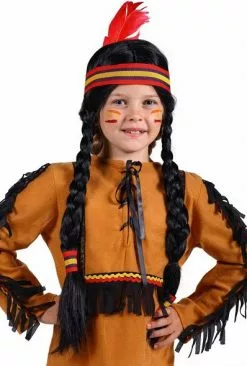 Overig Pruik Indiaan Voor Kinderen