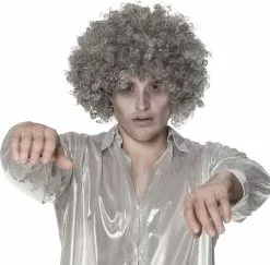 Overig Pruik Oversized Afro Grijs -Carnavalskleding Dames Winkel pruik oversized afro grijs 3