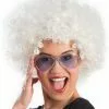 Overig Pruik Oversized Afro Wit