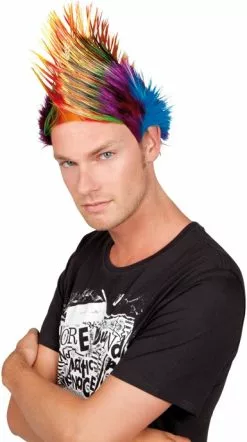 Overig Pruik Spiky Mike