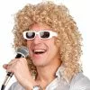 Overig Pruik Zanger Blond Met Bril