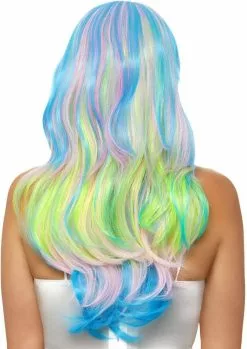 LEG AVENUE Pruik Zeemeermin Mystiek Luxe -Carnavalskleding Dames Winkel pruik zeemeermin mystiek luxe achterkant 2