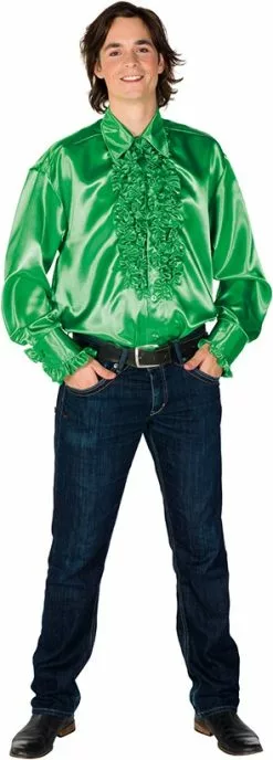 Overig Rucheblouse Super Luxe Groen